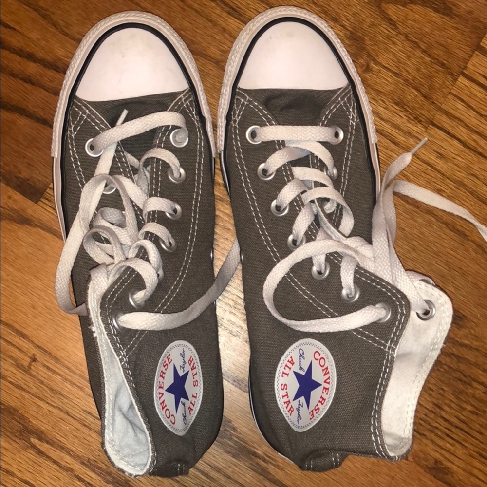 grey converse high tops